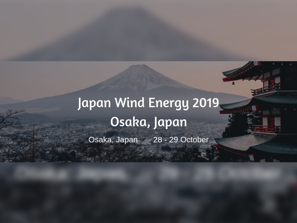 Japan Wind Energy 2019 (28-29 October at Osaka)
