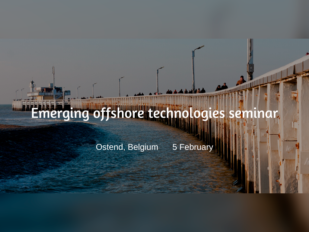 IBN Offshore Energy on Emerging offshore technologies (5 de febrero en Ostende)