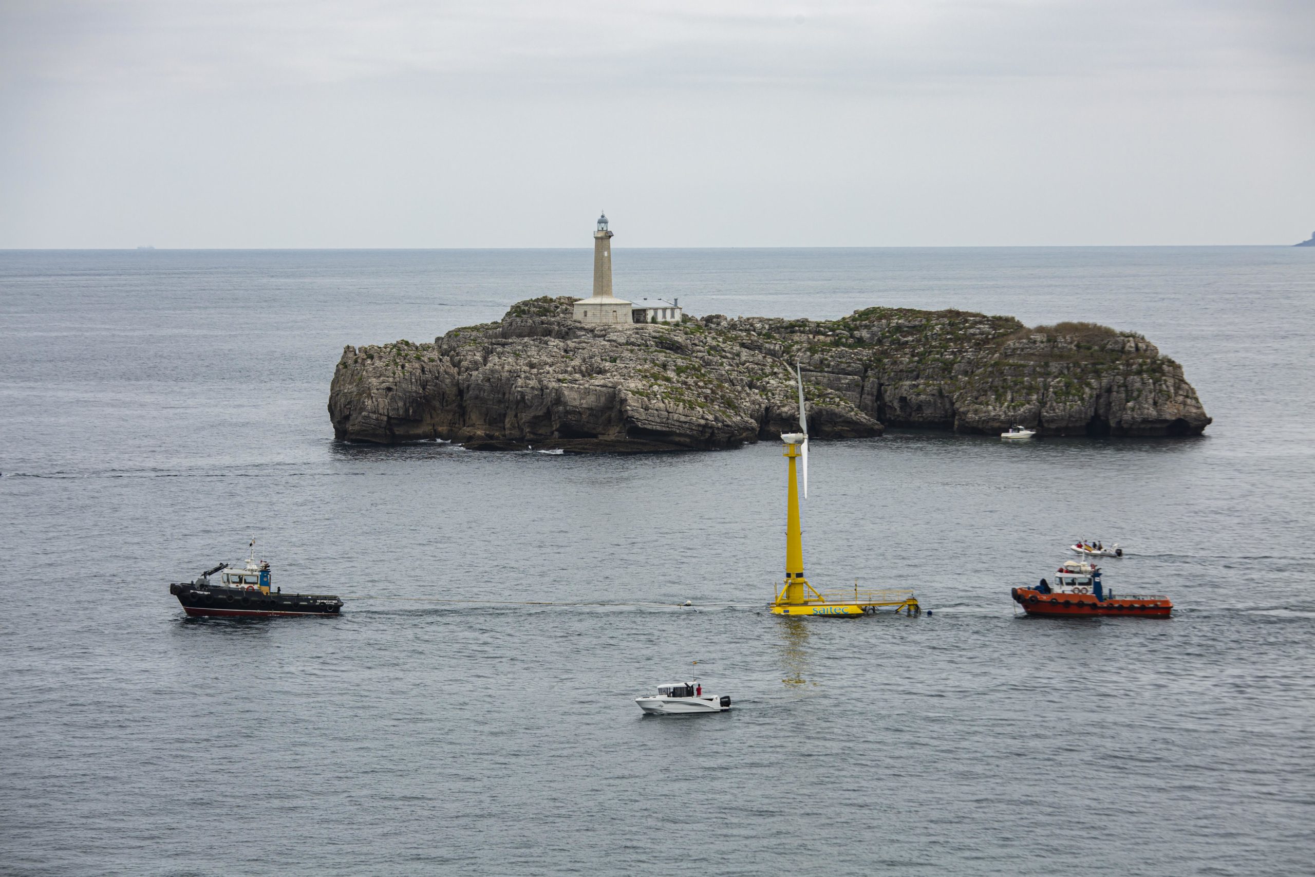 BlueSATH, la primera instalación eólica flotante de Saitec en España continental