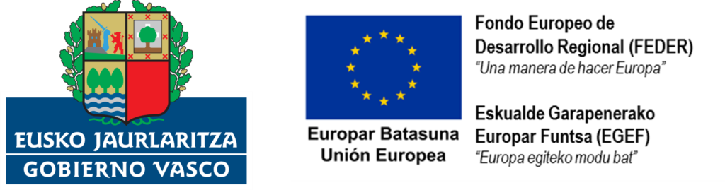 Gobierno Vasco y Fondo Europeo de Desarrollo Regional