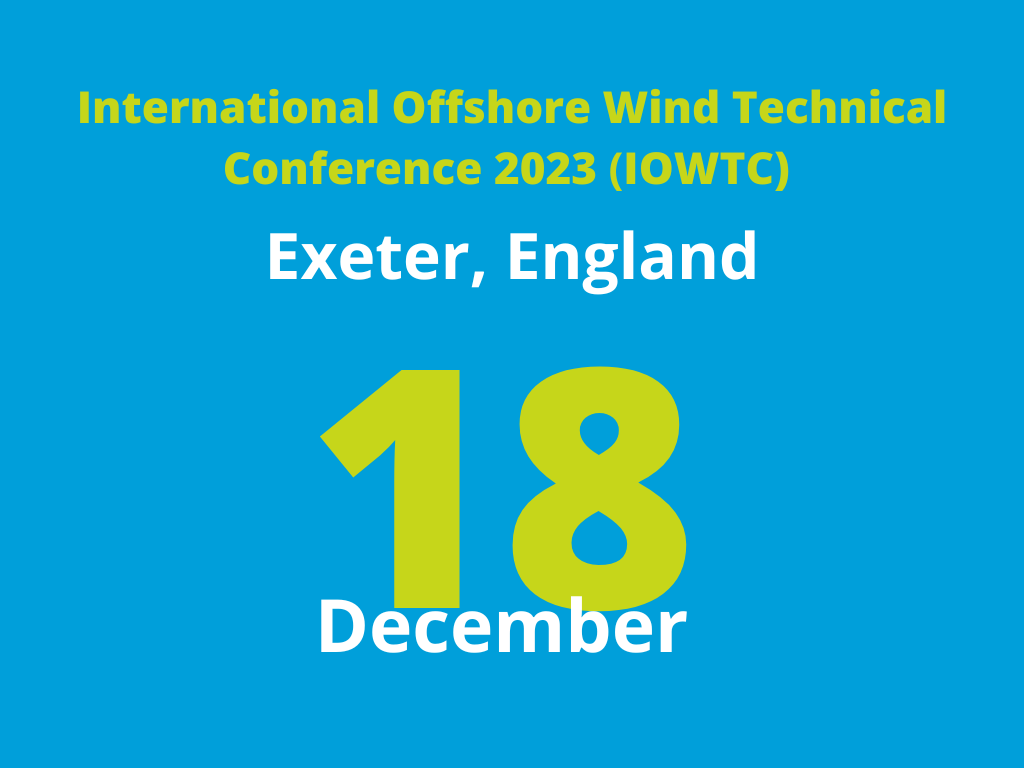 International Offshore Wind Technical Conference 2023 (IOWTC)