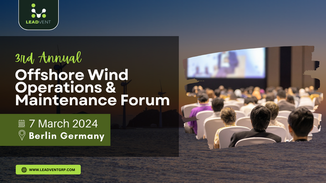 3er Foro anual de operaciones y mantenimiento de energía eólica marina – Wind OM Banner