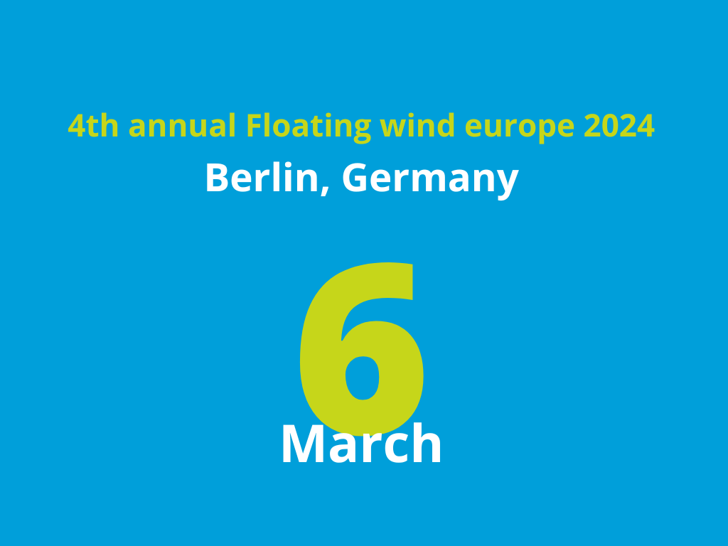La cuarta edición anual de Floating wind Europe 2024
