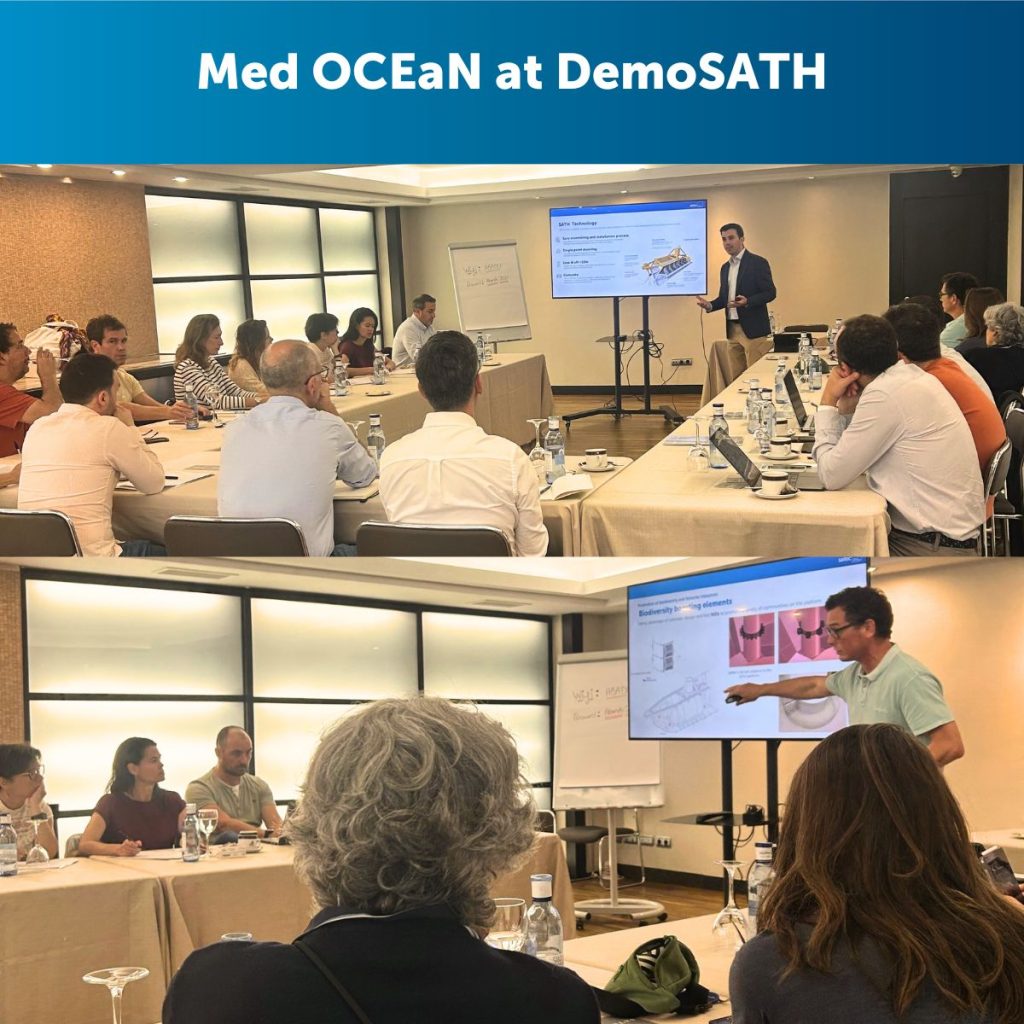 La coalición Med OCEaN visita DemoSATH para explorar la innovación sostenible en energía eólica marina – Visita MEdOcean 1