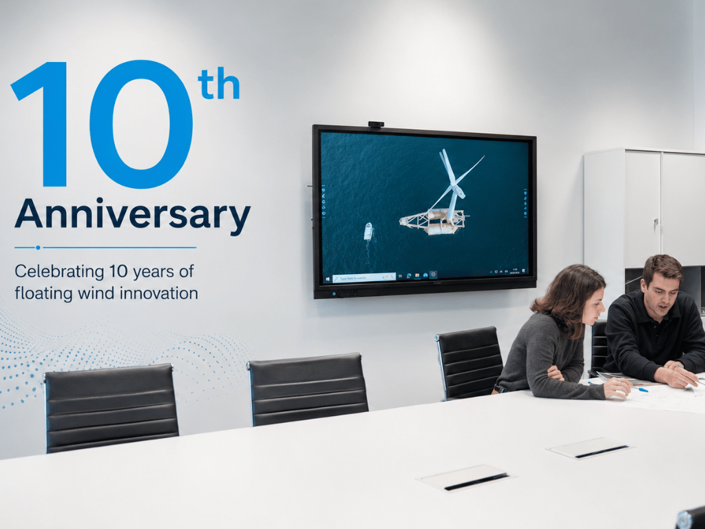 Una década de innovación: celebrando 10 años de eólica flotante