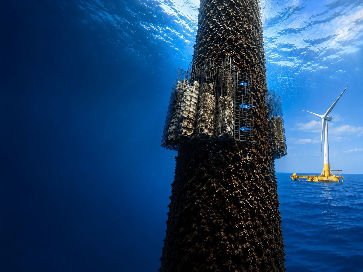 DemoSATH impulsa nuevas soluciones que integran la naturaleza (NIDs) para la energía eólica marina flotante