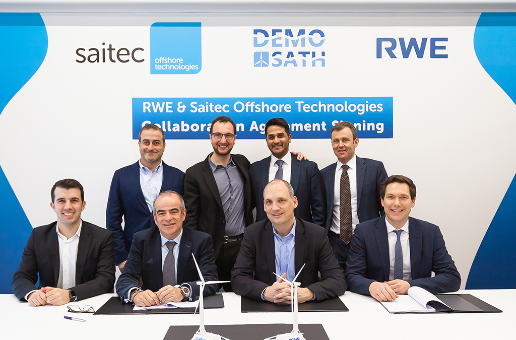 RWE & Saitec Offshore Technologies signing