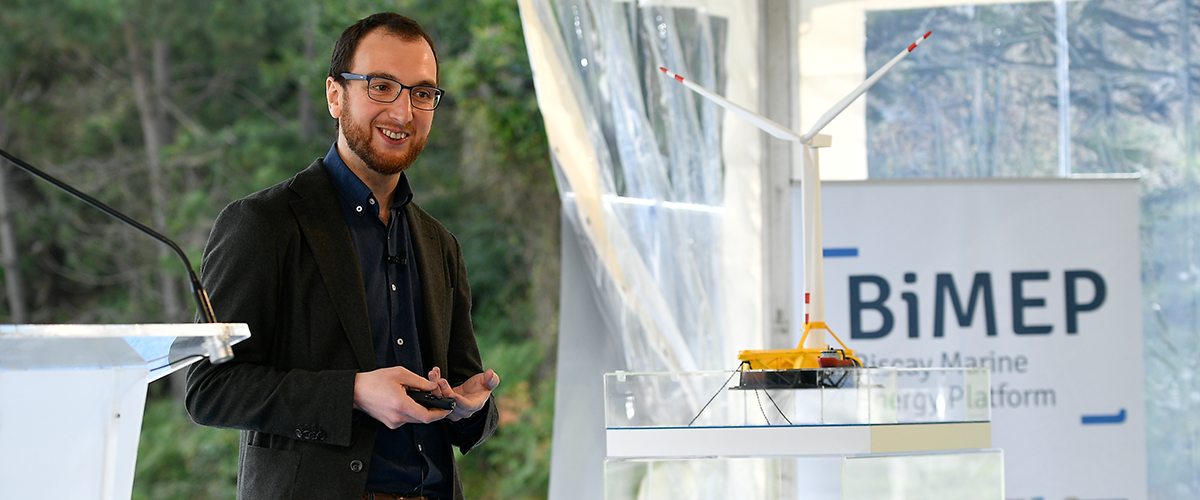 Luis González-Pinto explaning DemoSATH project