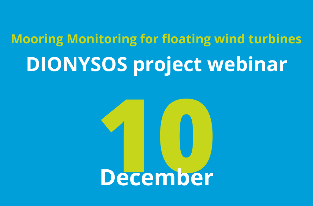 Mooring Monitoring for floating wind turbines - DIONYSOS project webinar