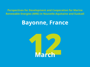 Perspectives for Development and Cooperation for Marine Renewable Energies (MRE) in Nouvelle-Aquitaine and Euskadi