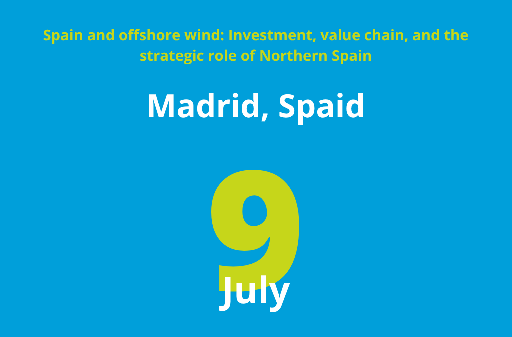 Spain and offshore wind: Investment, value chain, and the strategic role of Northern Spain