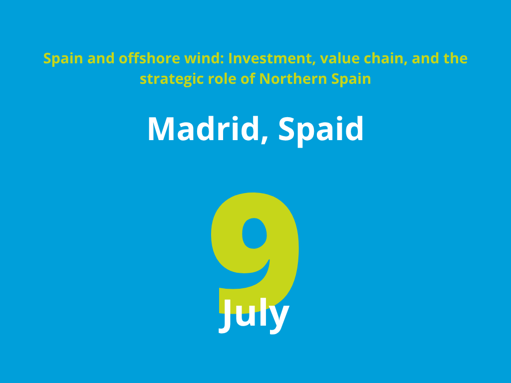 Spain and offshore wind: Investment, value chain, and the strategic role of Northern Spain