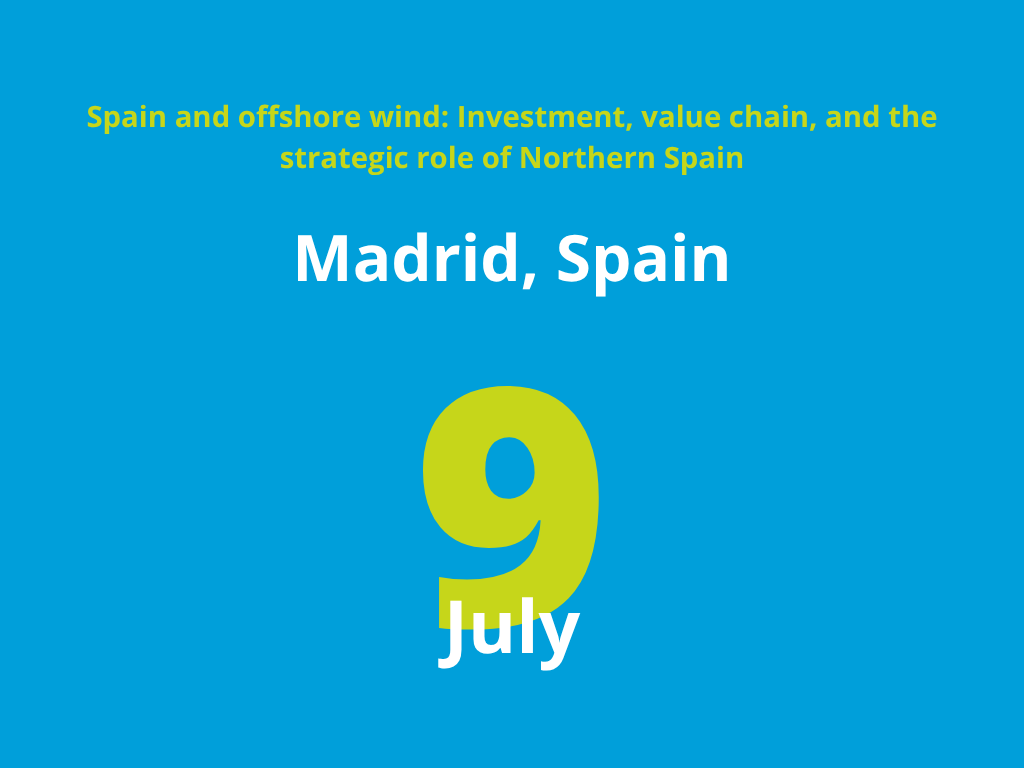 Spain and offshore wind: Investment, value chain, and the strategic role of Northern Spain